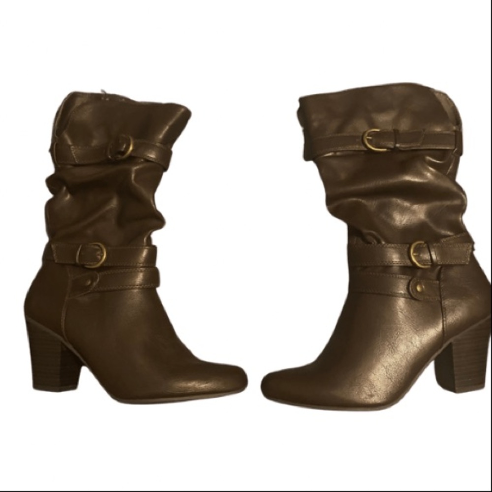 Brown Beauty mid calf Boots - Picture 2 of 3
